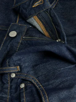 Alora Pleated Nederdel, Dark Blue Denim, M