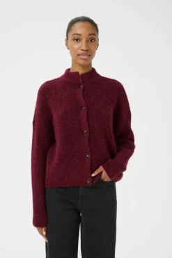 AlphaGZ Cardigan, Blood Red Melange, XL