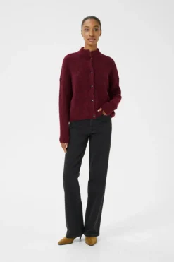 AlphaGZ Cardigan, Blood Red Melange, XL