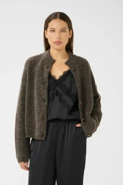 AlphaGZ Cardigan, Chestnut Melange, XL