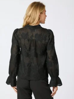 Amara Big Embroidery Bluse