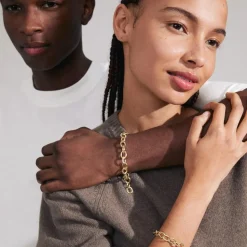 Amiri Recycled Armbånd, Gold Plated, 22 cm