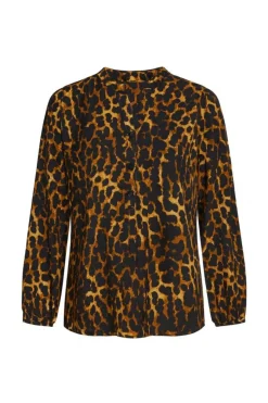 Amoa Bluse, Leo, XXL