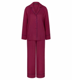 Amourette Jacquard Pyjamas, Marsala, 38