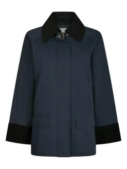 Anastacia Cord Jakke, Navy, 42