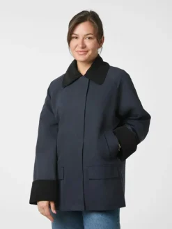 Anastacia Cord Jakke, Navy, 42