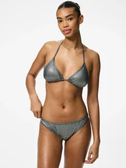 Angaka Bikinitop, Black Shine, XL