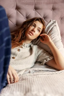 Angela Cardigan, Birch Melange, M