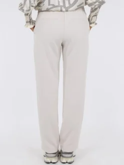 Angelo Woven Bukser, Ivory, 42