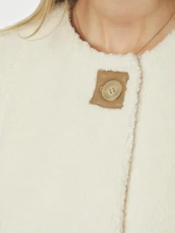 Anjanna Teddy Vest, Ivory, 38