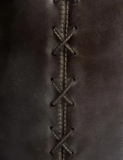 Ann Gaucho Laces Støvler, Dark Brown, 40