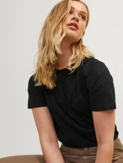 Anna T-shirt, Black, XL