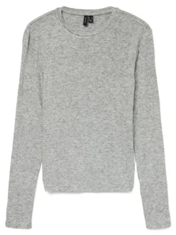 Annie T-shirt, Light Grey Melange, L