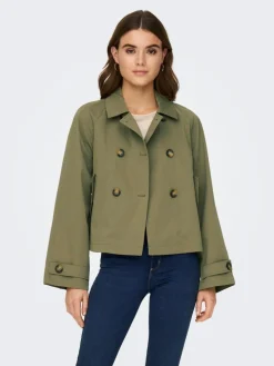 April Kort Trenchcoat, Aloe, XL