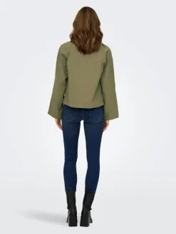 April Kort Trenchcoat, Aloe, XL