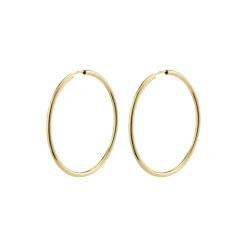 April Medium Øreringe, Gold Plated