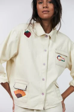 AprilLL Jakke, Creme, M