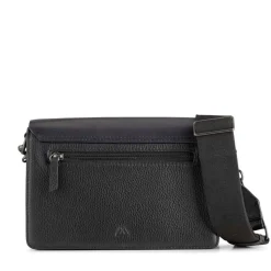 Arabella Grain Mix Crossbody Taske, Black