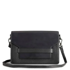 Arabella Grain Mix Crossbody Taske, Black
