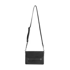 Arabella Grain Mix Crossbody Taske, Black
