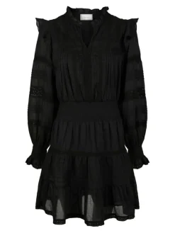 Aran S Voile Kjole, Black, 40