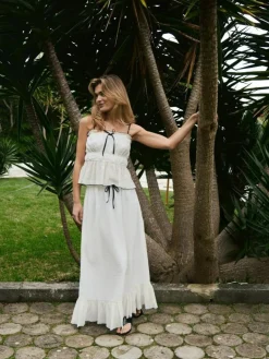 Ariella Creme Nederdel, Creme, 42