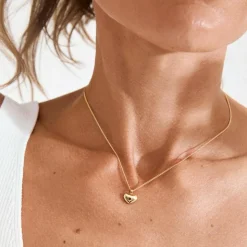 Arin Halskæde, Gold Plated, 40+9 cm