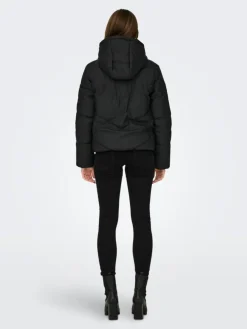 Arnhem Short Puffer Jakke, Black, XS