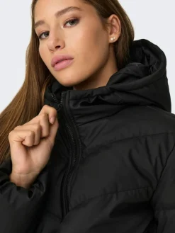 Arnhem Short Puffer Jakke, Black, XS