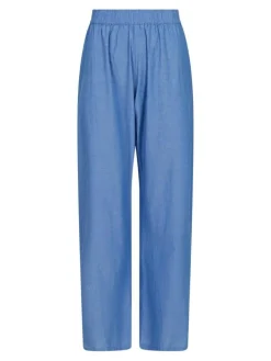 Astra Chambray Bukser, Blå, 36