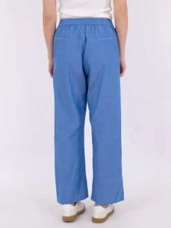 Astra Chambray Bukser, Blå, 36