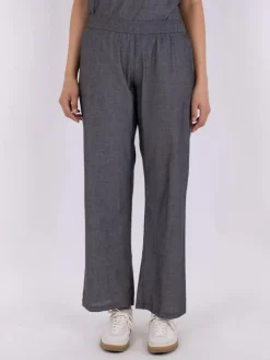 Astra Chambray Bukser, Sort, 36