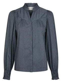 Astrida Stripe Stone Bluse, Navy, 40