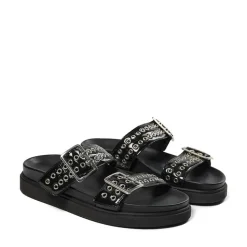 Augusta Sandaler, Black Patent, 41