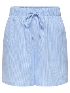 Augusta Shorts, Cloud Dancer/Blue Stripes, XS