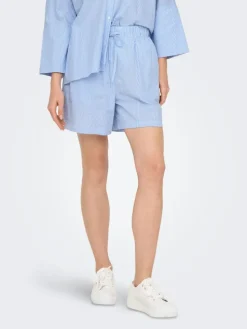 Augusta Shorts, Cloud Dancer/Blue Stripes, XS