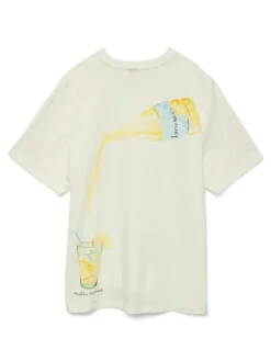Aya Caty T-shirt, Snow White/Lemonade, L