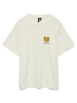 Aya Caty T-shirt, Snow White/Artichoke, XL