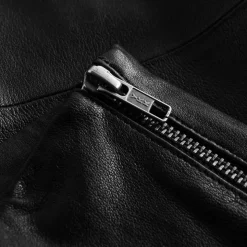 Aya Leather Leggings, Black, 44