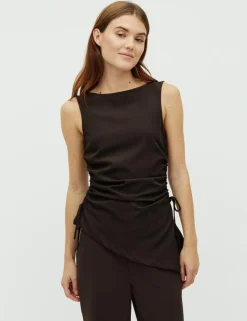 Azmara-M Top, Dark Brown, XL