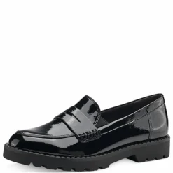 Badam Loafers, Black Patent, 38