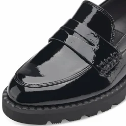 Badam Loafers, Black Patent, 38
