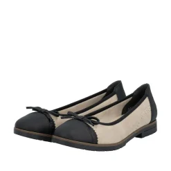 Ballerinasko, Schwarz/Jute, 42