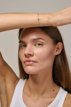 Balloon Armbånd, Gold Plated, 15+3 cm