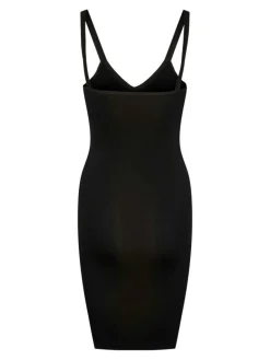 Ballroom Long Singlet Underkjole, Black, S/M