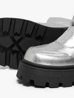 Banyu Quiltet Støvler, Sølv, 36