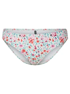 Baomi Bikini Briefs, Cloud Dancer/Watercolor Flower, L