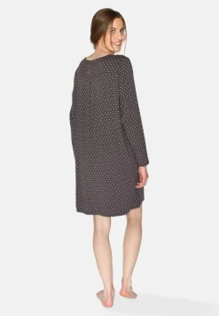 Bea Langærmet Natkjole, Pavement AOP, XS