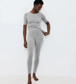 Beauty Layers Leggings, Medium Grey Melange, XL