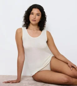 Beauty Layers Top, Ecru White, L